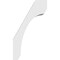 Ekena Millwork 5 1/2-in. W x 16-in. D x 28-in. H Legacy Architectural Grade PVC Knee Brace BRCP055X16X28LEC - alternate 5